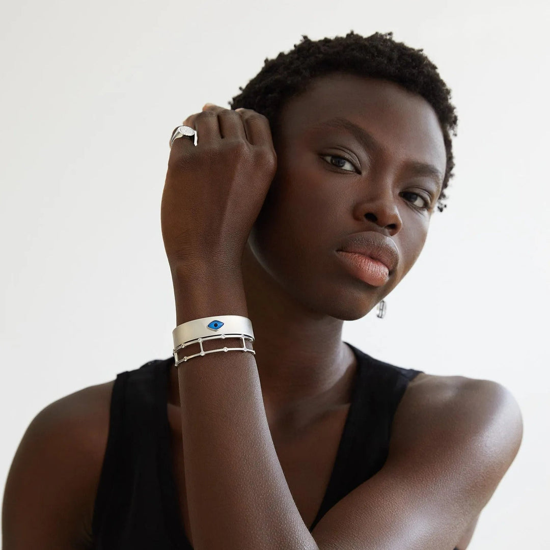 Oval Eye Cuff Slv - Eye M Core - Ileana Makri