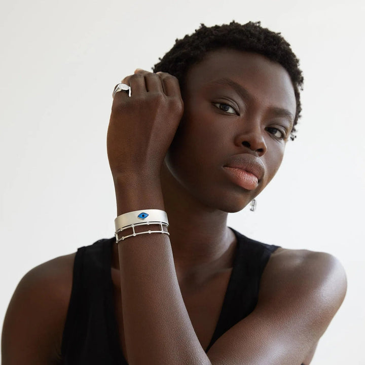 Oval Eye Cuff Slv - Eye M Core - Ileana Makri