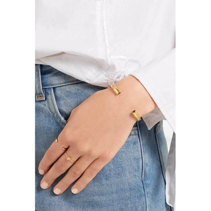 Oval Pipe Bracelet - Eye M Minimal - Ileana Makri store