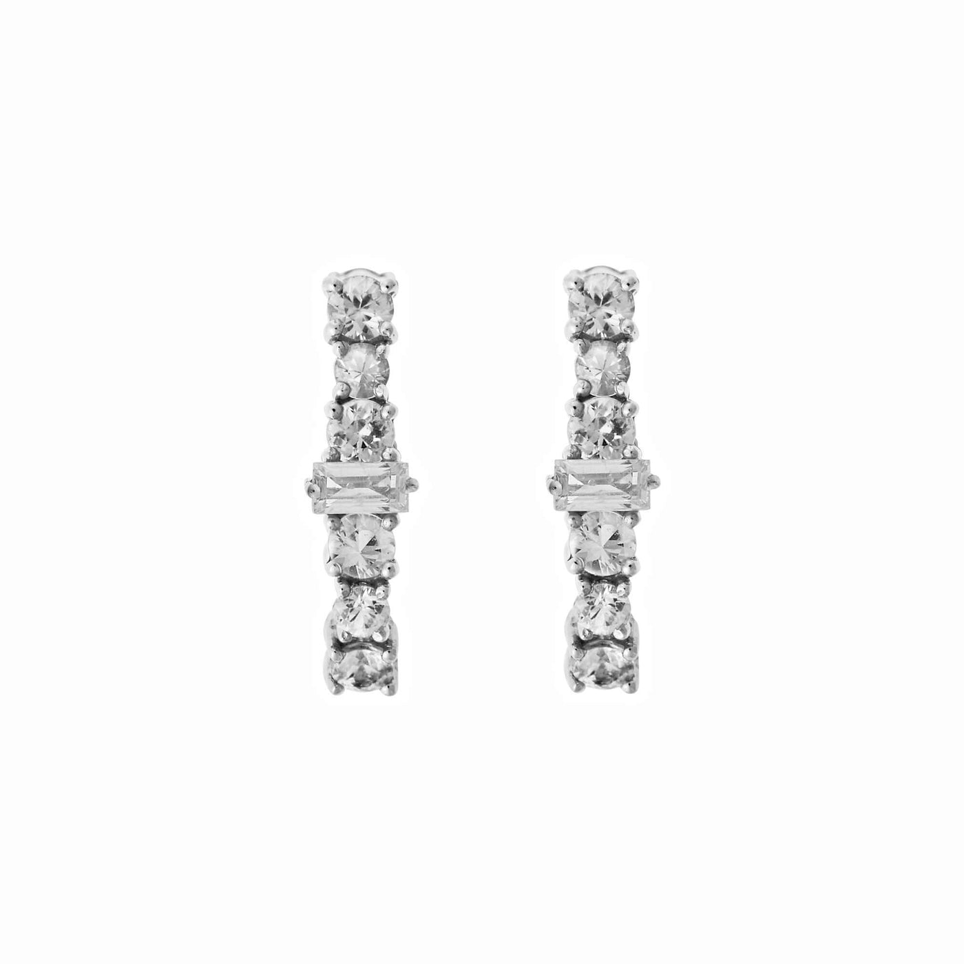Oval Rivulet Hoops W-D - Rivulet - Ileana Makri store