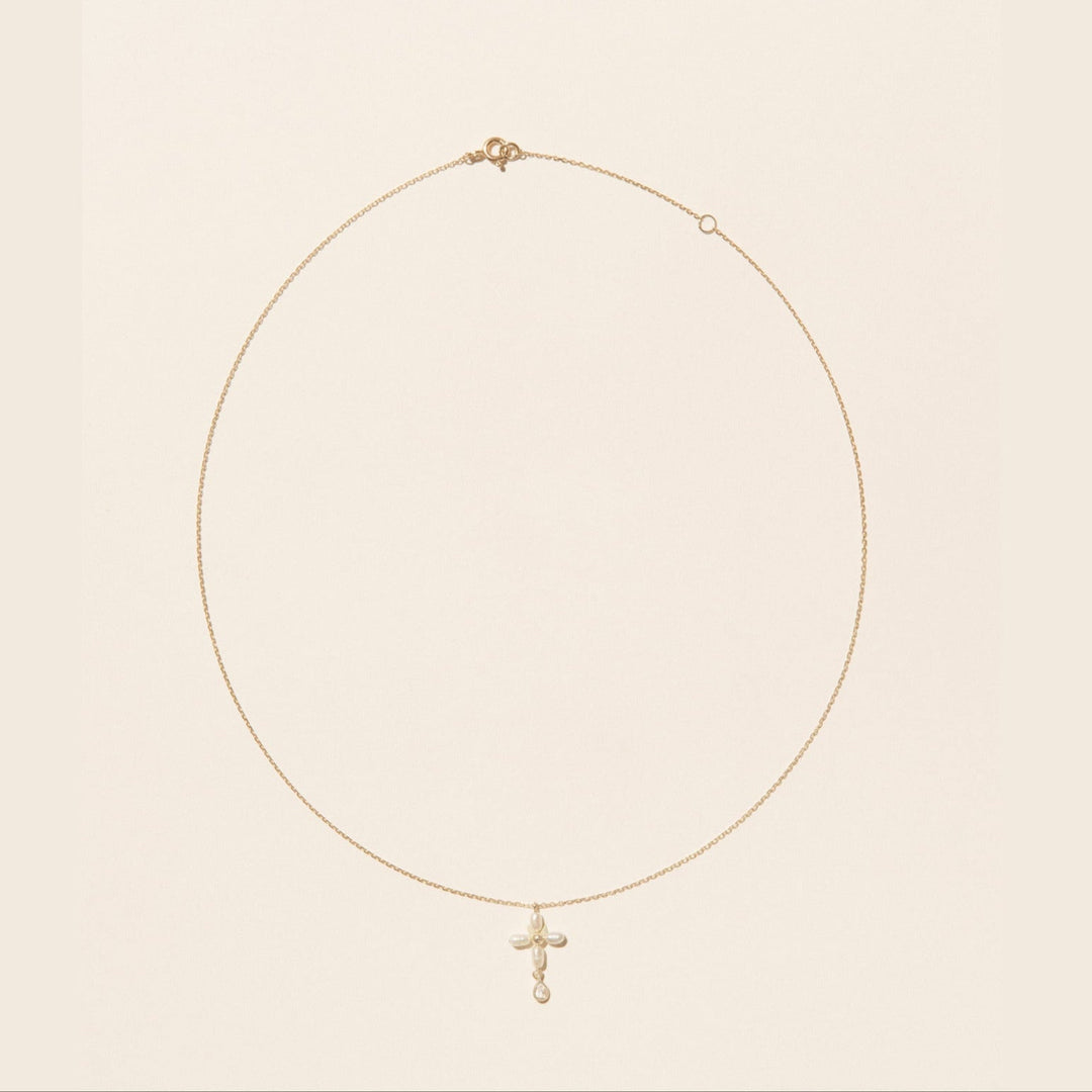Palerme Necklace White Pearl - Pascale Monvoisin - Ileana Makri
