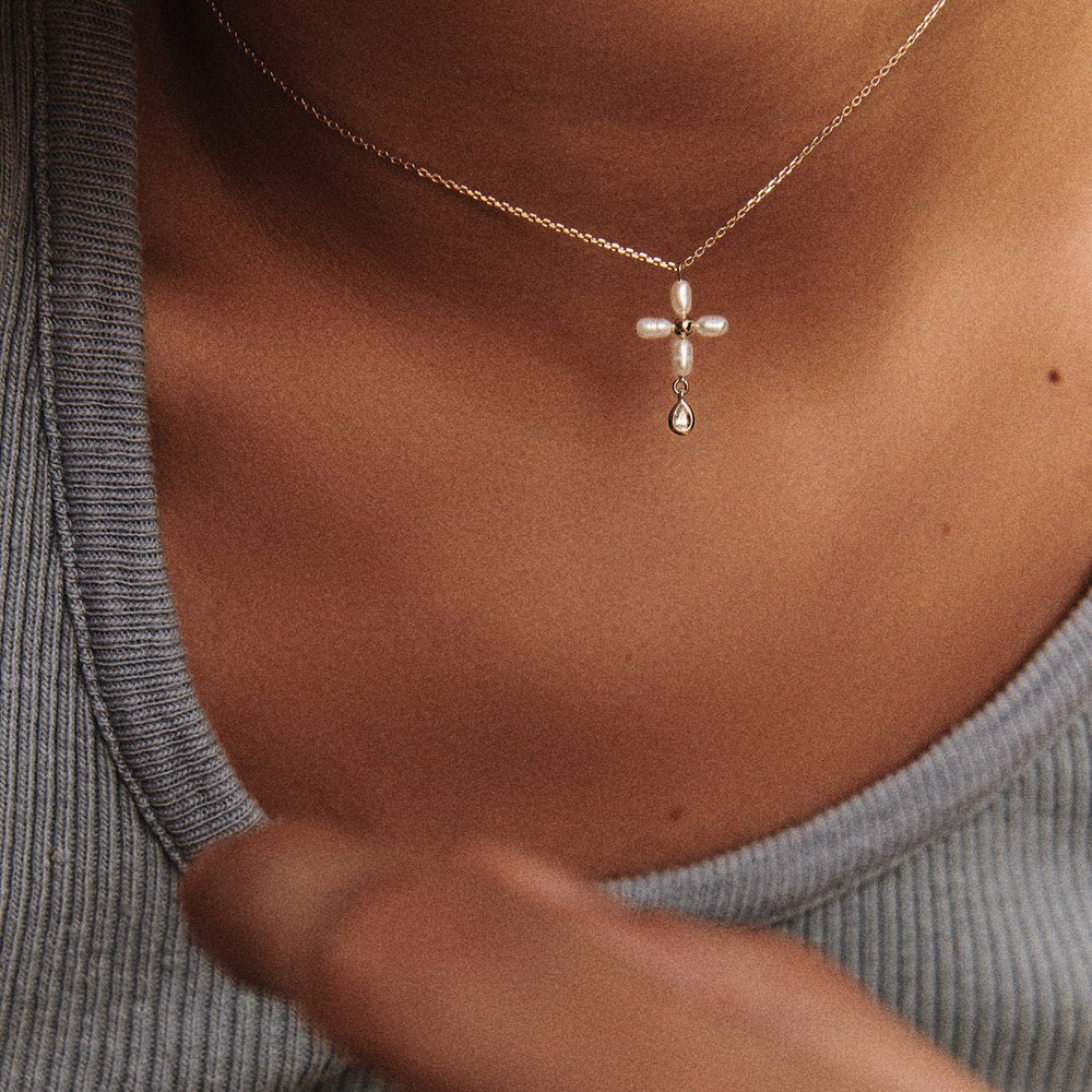 Palerme Necklace White Pearl - Pascale Monvoisin - Ileana Makri