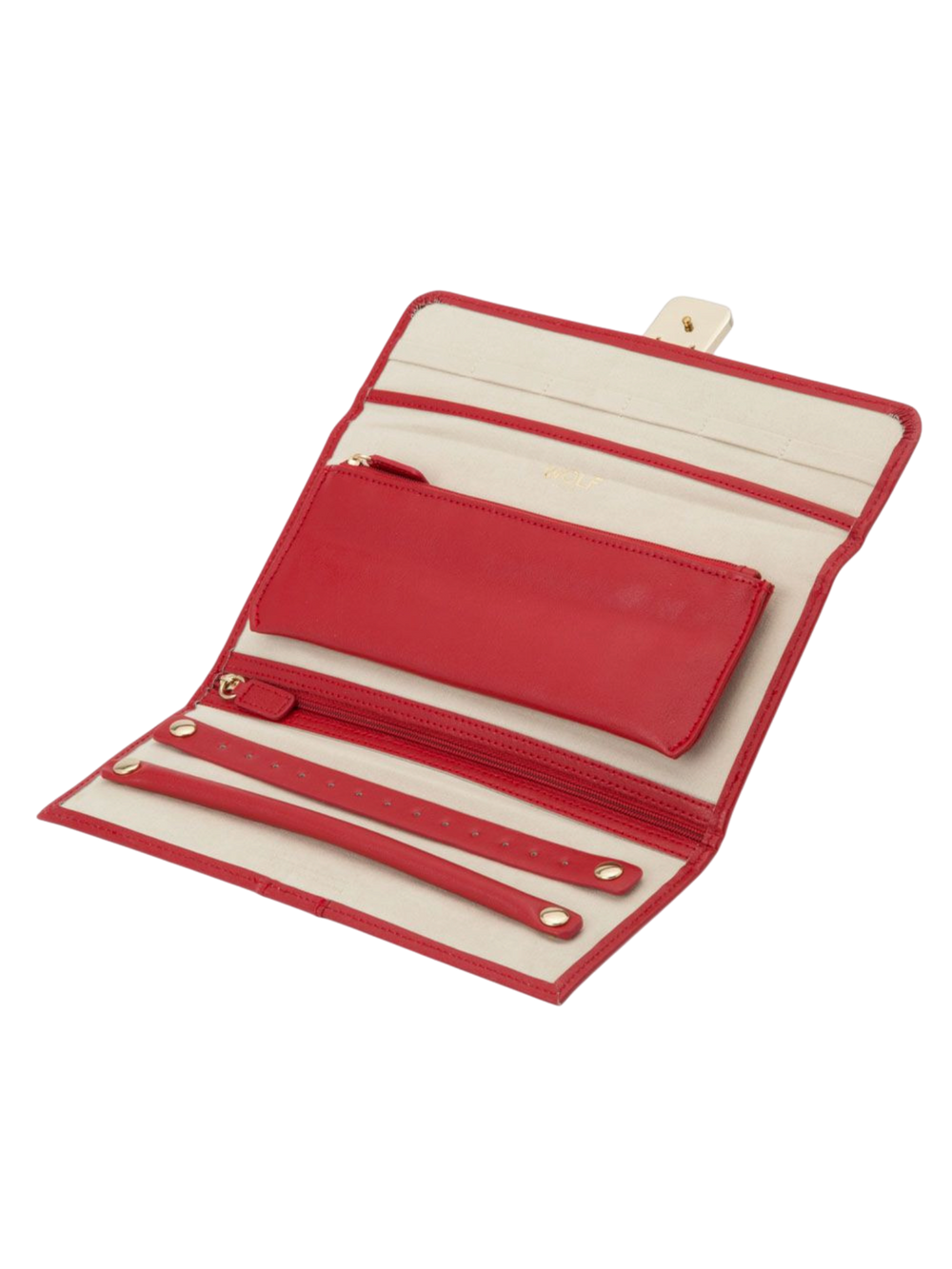 Palermo Jewellery Roll Red - WOLF - Ileana Makri