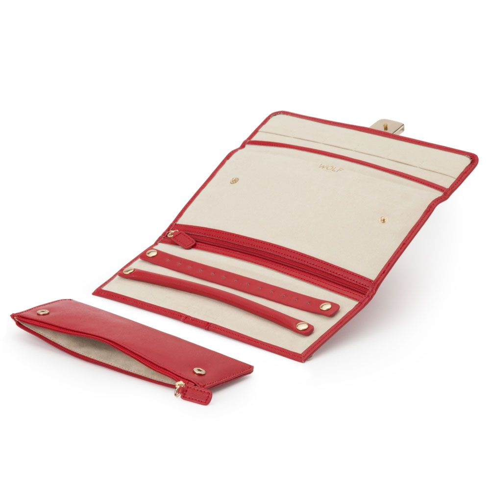 Palermo Jewellery Roll Red - WOLF - Ileana Makri