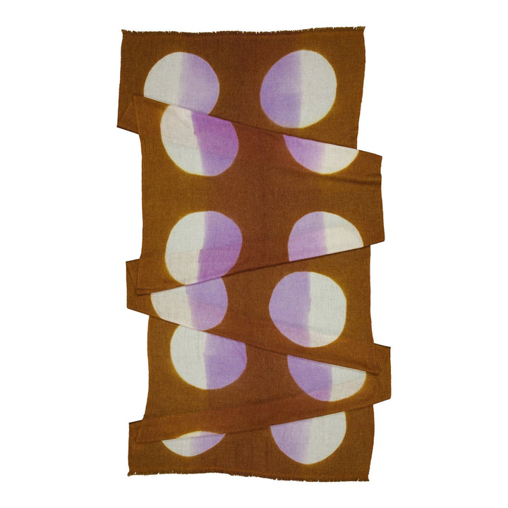 Parade Scarf Gold & Lilac - Denovembre - Ileana Makri