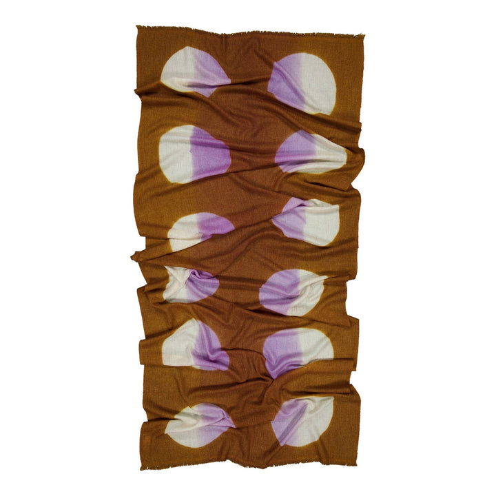 Parade Scarf Gold & Lilac - Denovembre - Ileana Makri