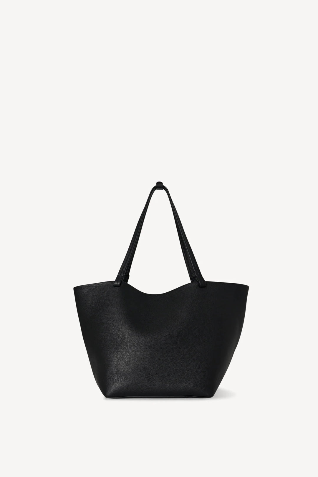 Park Tote Three Bag in Black Leather - The Row - Ileana Makri