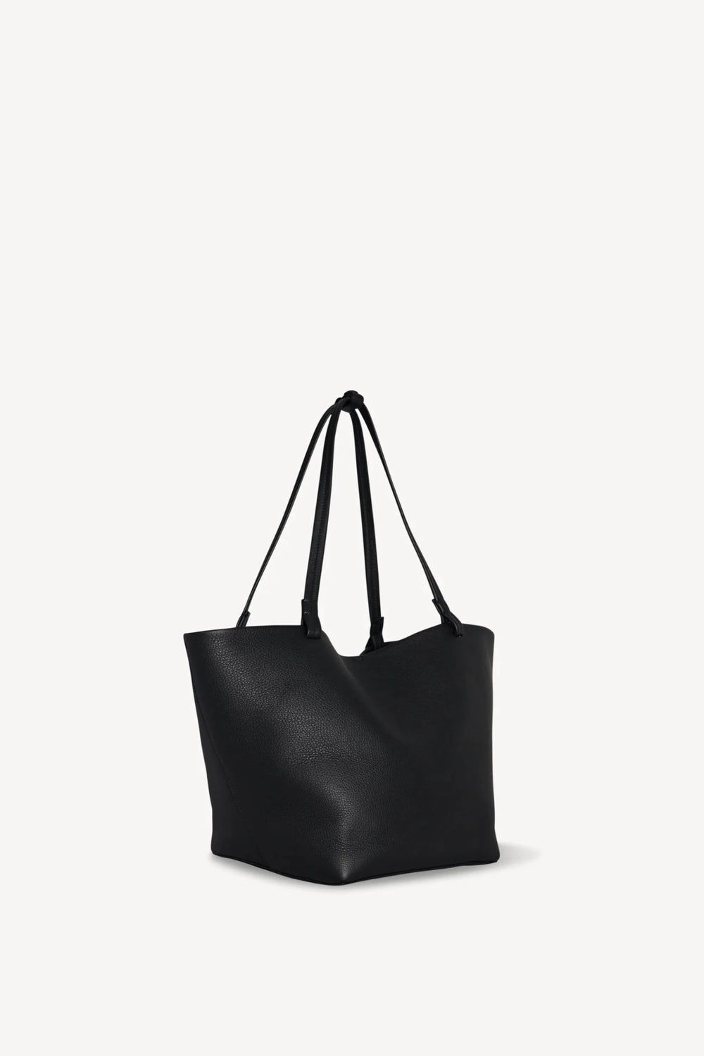 Park Tote Three Bag in Black Leather - The Row - Ileana Makri