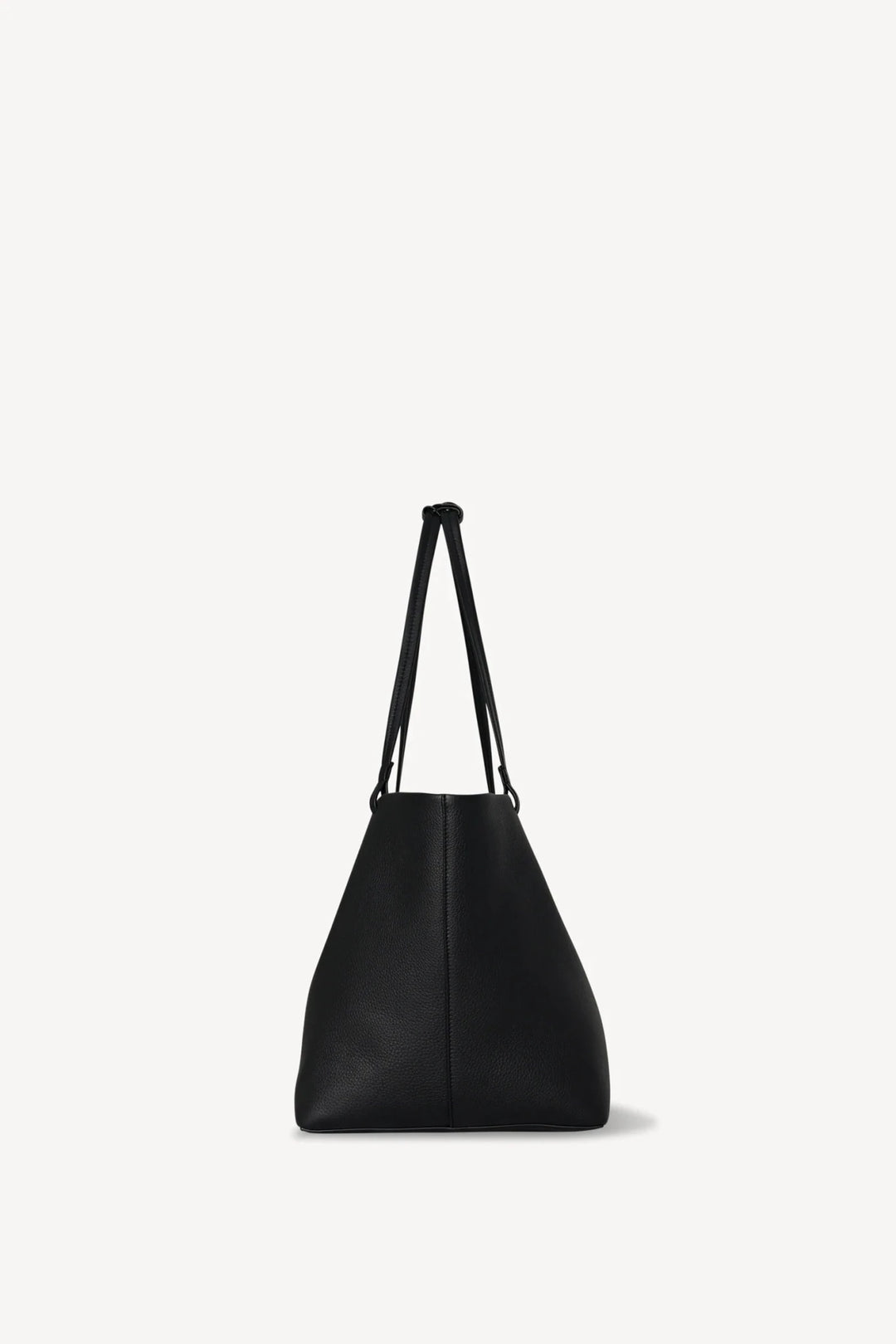 Park Tote Three Bag in Black Leather - The Row - Ileana Makri