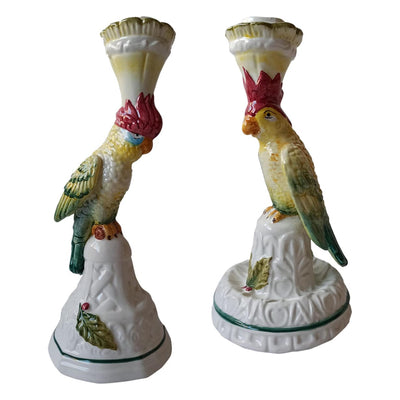 Parrot Couple Candleholders - Les Ottomans - Ileana Makri store