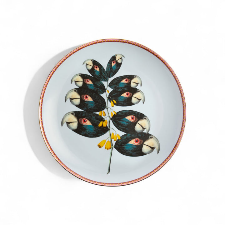 Parrot Stem Decorative Plate - La Double J Home - Ileana Makri