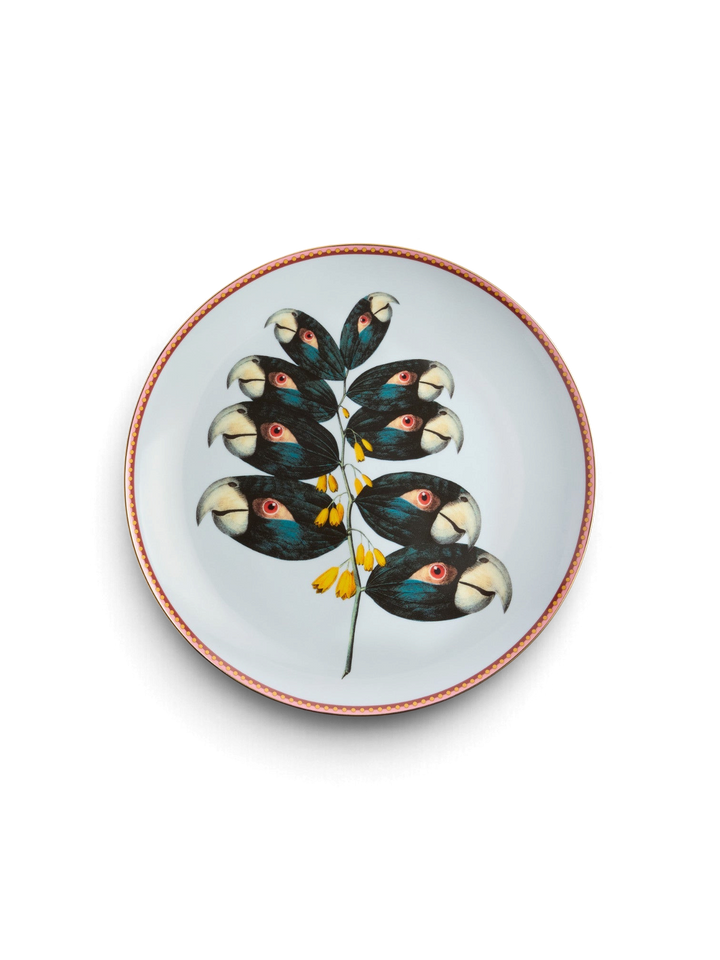 Parrot Stem Decorative Plate - La Double J Home - Ileana Makri