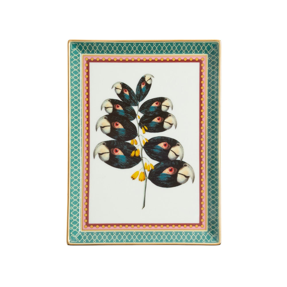 Parrotstem Forest Green Trinket Tray - La Double J Home - Ileana Makri