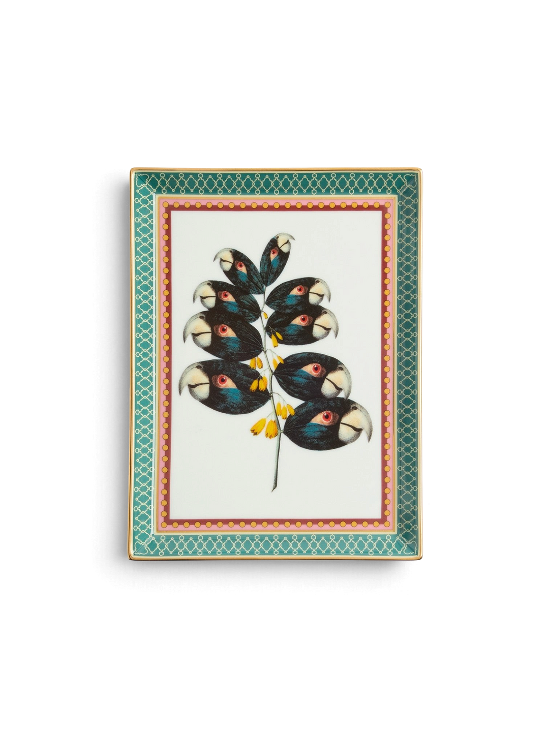 Parrotstem Forest Green Trinket Tray - La Double J Home - Ileana Makri