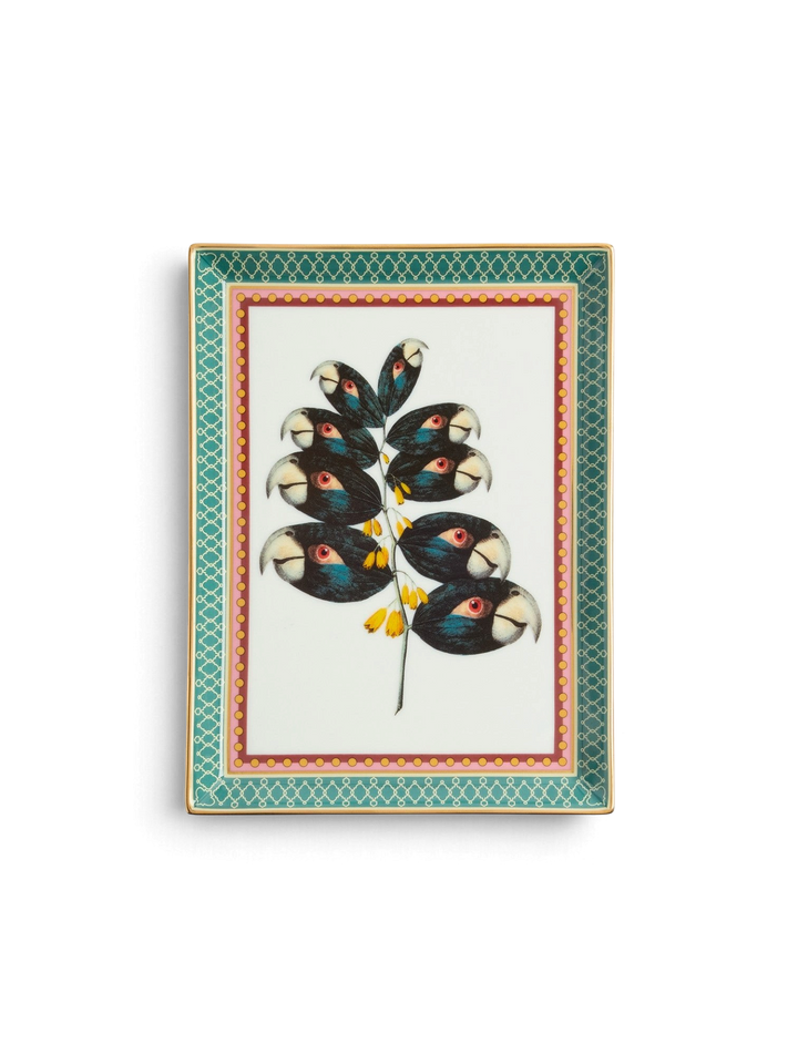 Parrotstem Forest Green Trinket Tray - La Double J Home - Ileana Makri