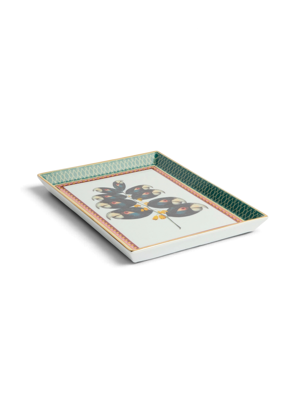 Parrotstem Forest Green Trinket Tray - La Double J Home - Ileana Makri