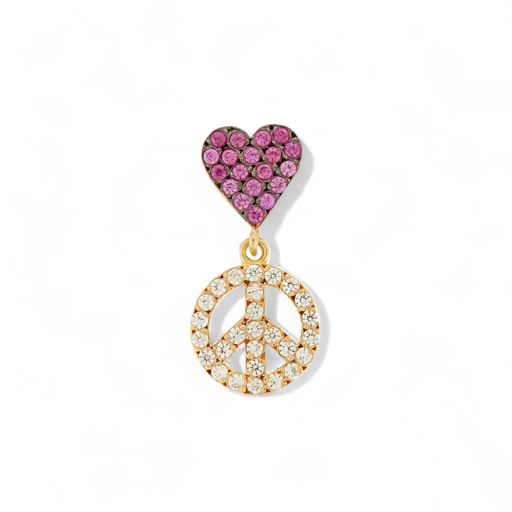 Peace and Love Earrings YP - RUZ - Eye M Hearts - Ileana Makri