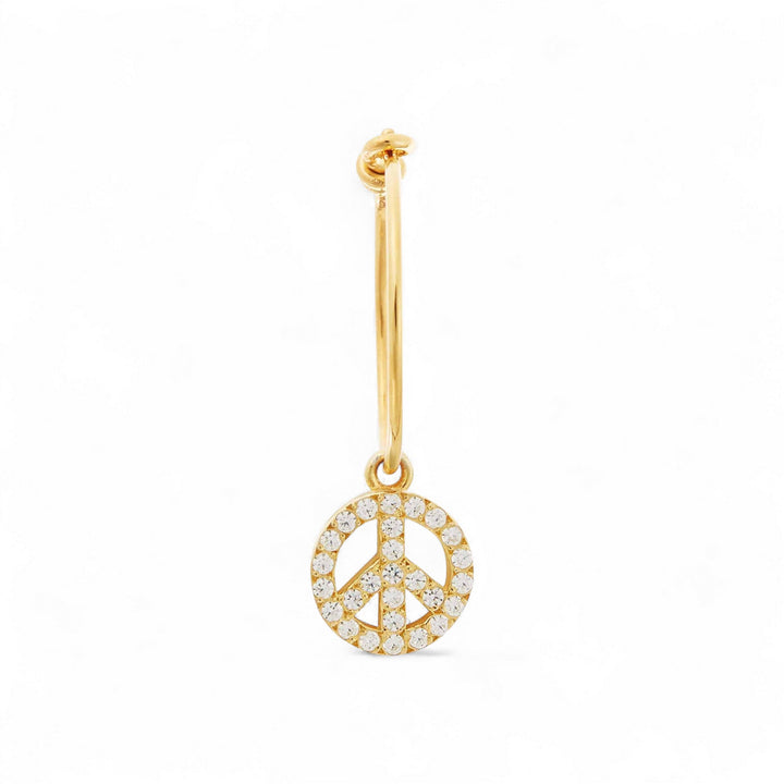 Peace Hoops - Eye M Hearts - Ileana Makri
