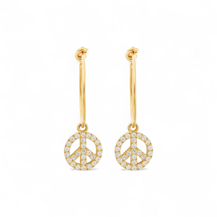 Peace Hoops - Eye M Hearts - Ileana Makri