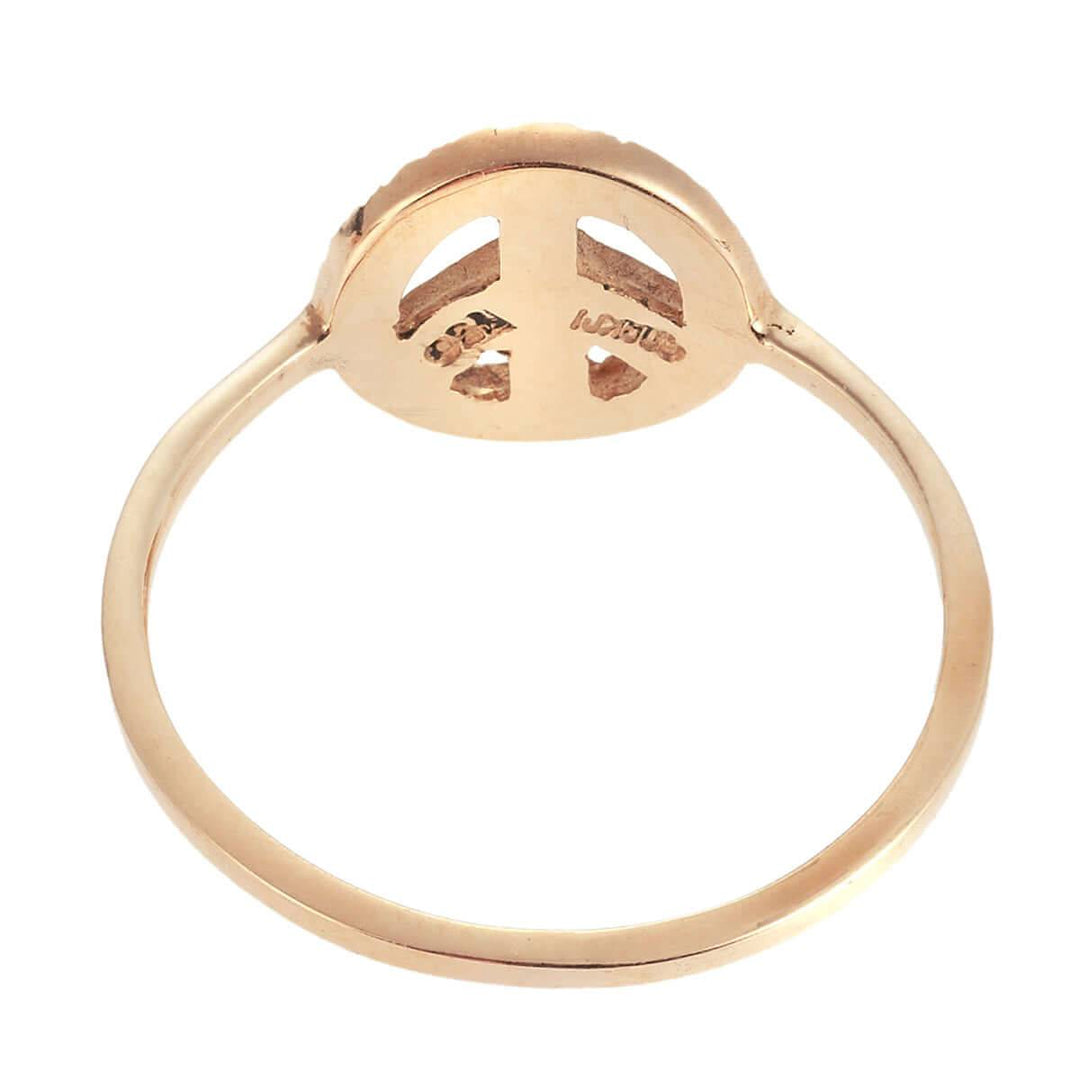 Peace Ring P-Chd - SYMBOLS - Ileana Makri store