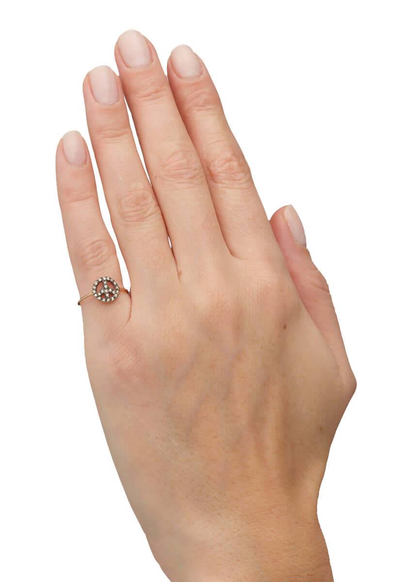 Peace Ring P - Chd - SYMBOLS - Ileana Makri