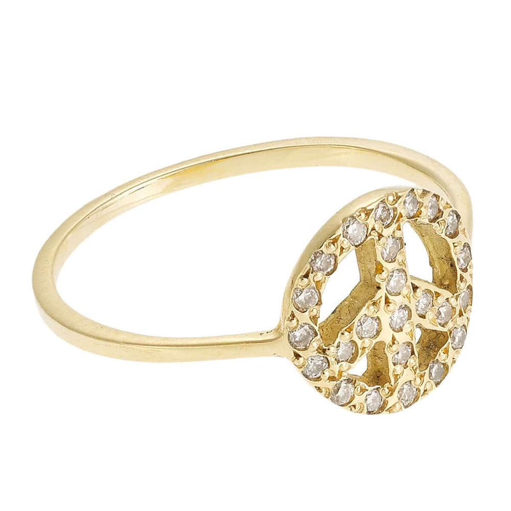 Peace Ring Y - D - SYMBOLS - Ileana Makri