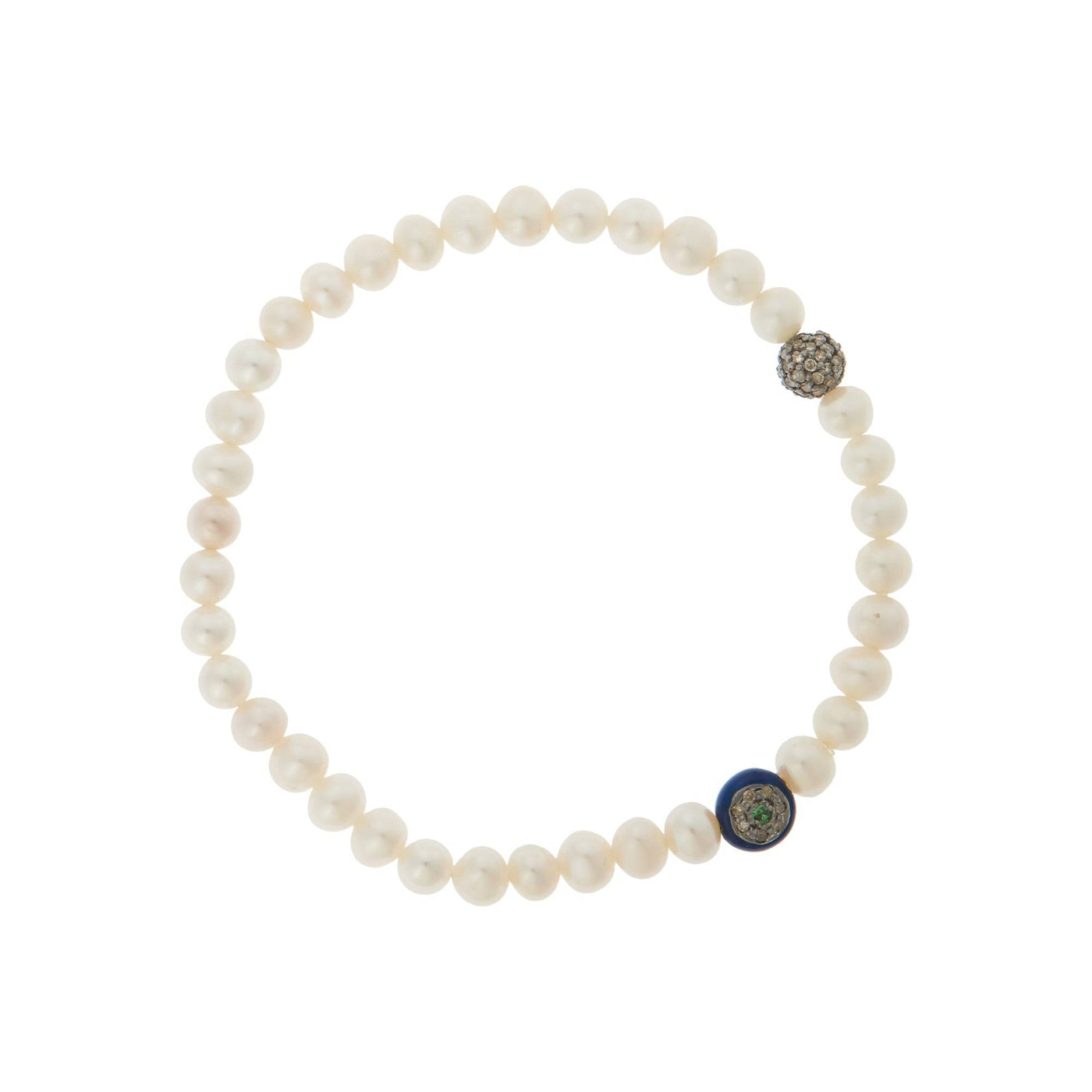 Pearl Beaded Bracelet 41 - Globetrotter - Ileana Makri store