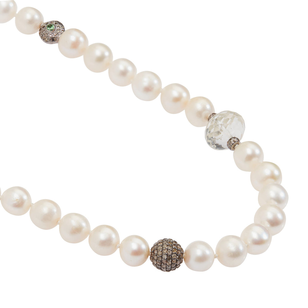 Pearl Beaded Necklace 203 (42CM) - Globetrotter - Ileana Makri