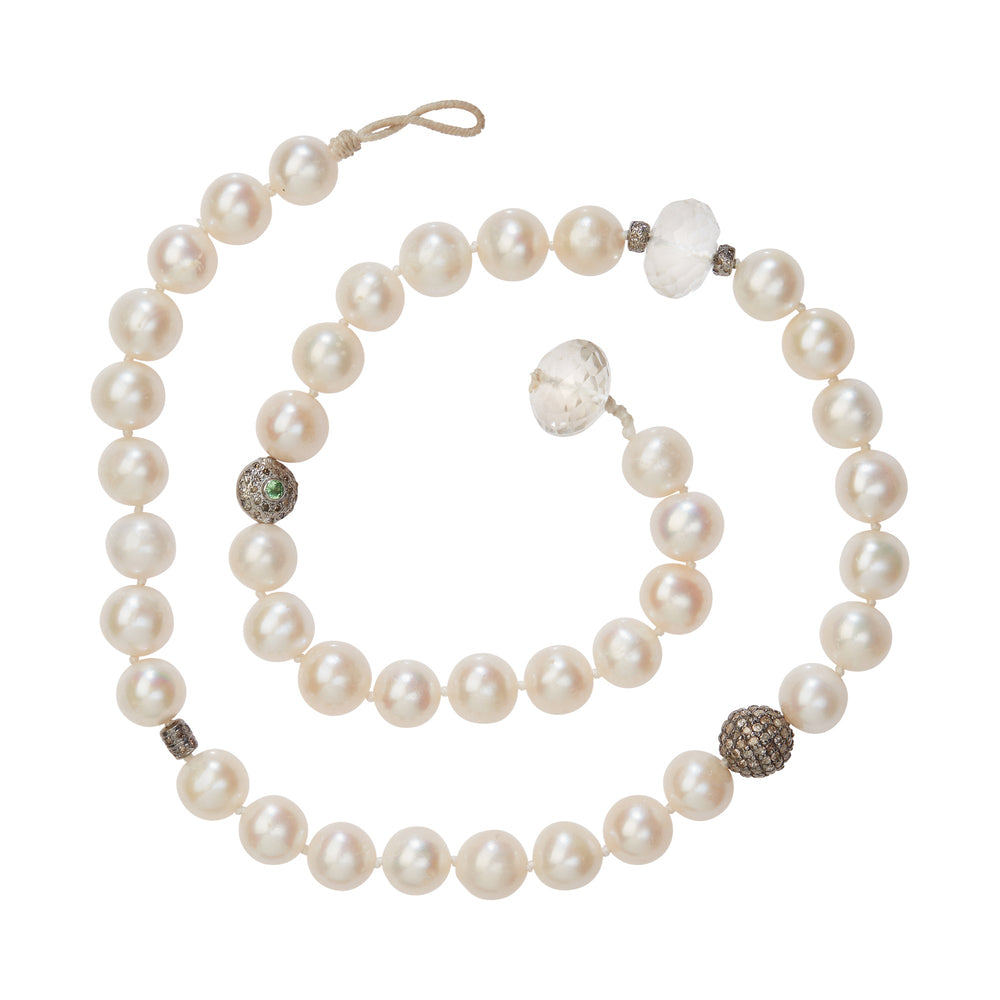 Pearl Beaded Necklace 203 (42CM) - Globetrotter - Ileana Makri