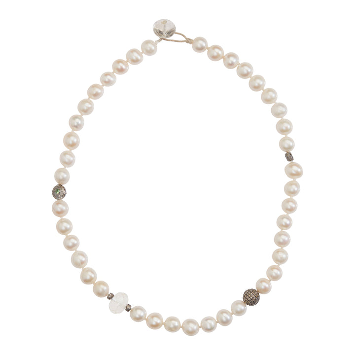 Pearl Beaded Necklace 203 (42CM) - Globetrotter - Ileana Makri
