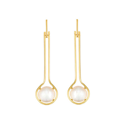 Pearl Pendulum Earrings - Sophia Kokosalaki - Ileana Makri store