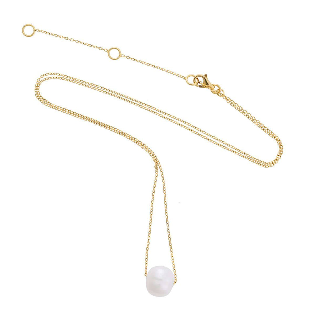 Pearl Planet Necklace - Eye M UFO - Ileana Makri