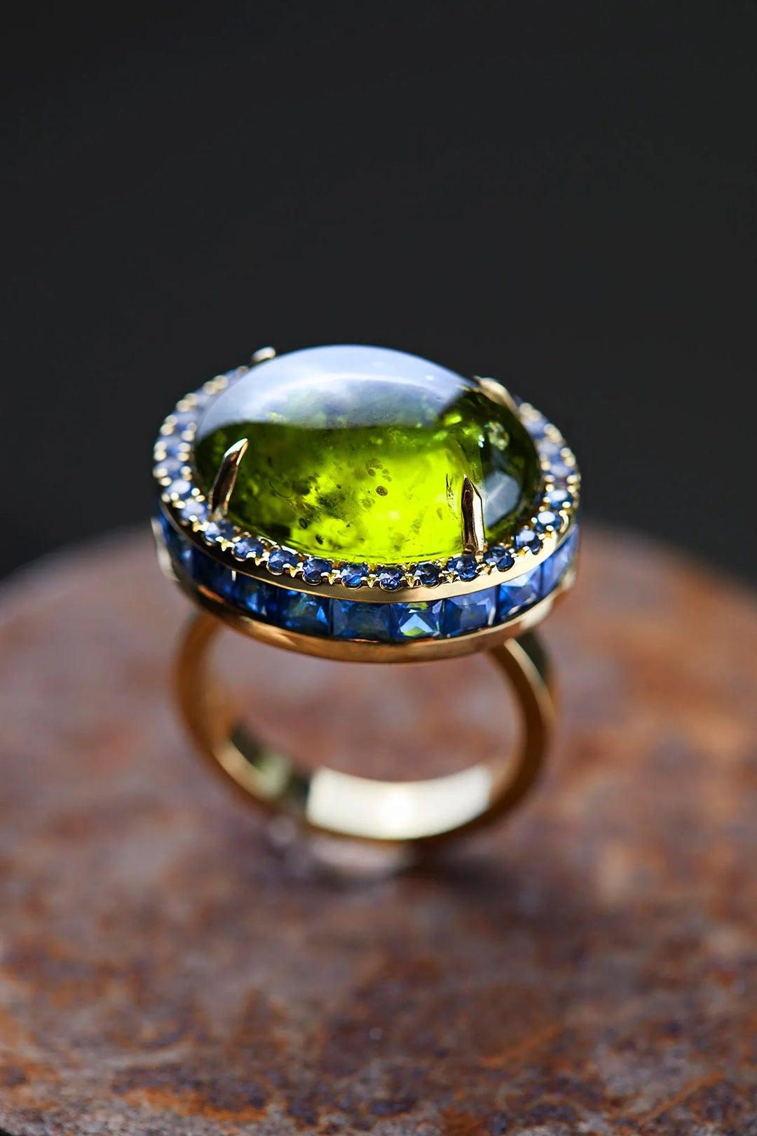 Peridot Oasis Ring - One of a Kind - Ileana Makri