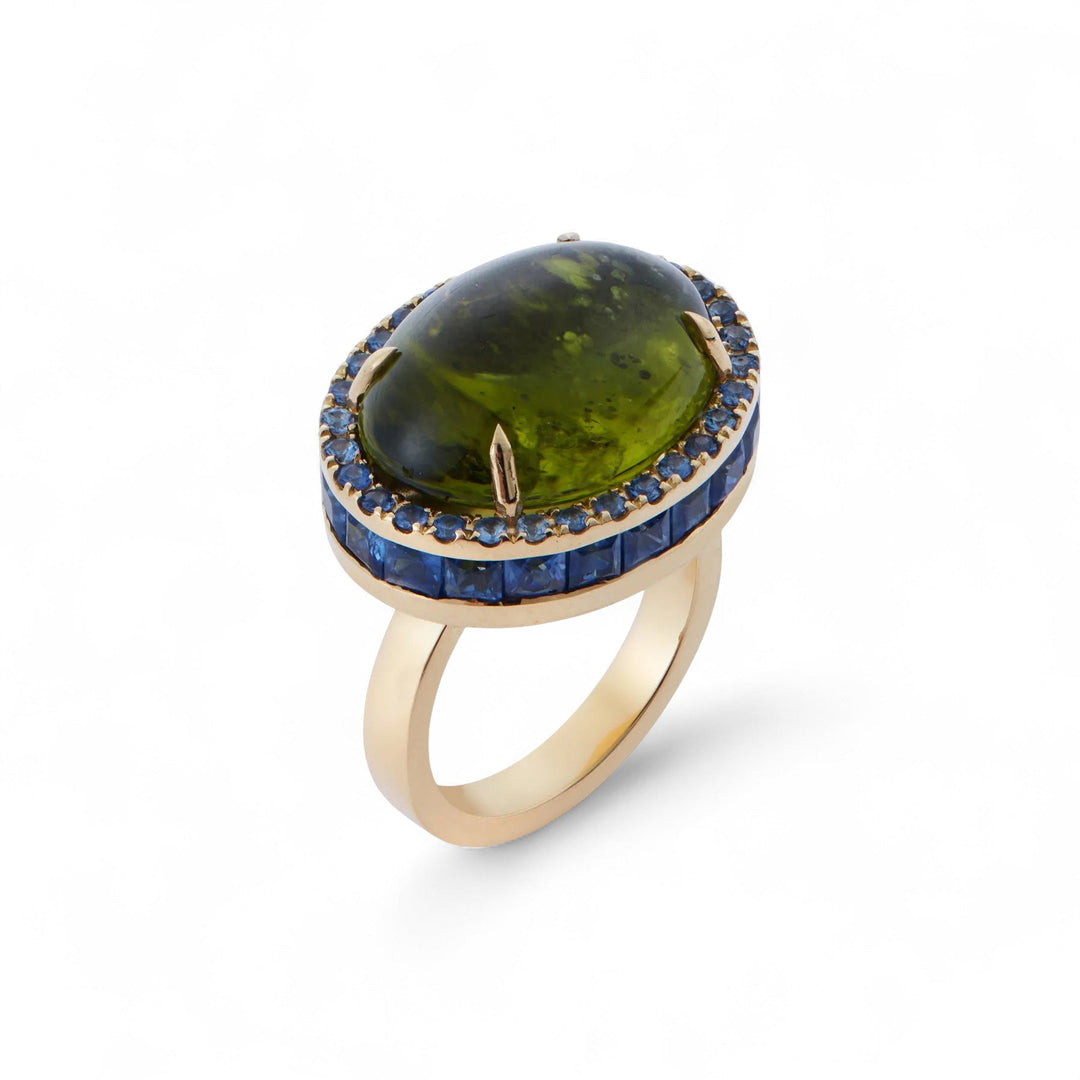 Peridot Oasis Ring - One of a Kind - Ileana Makri