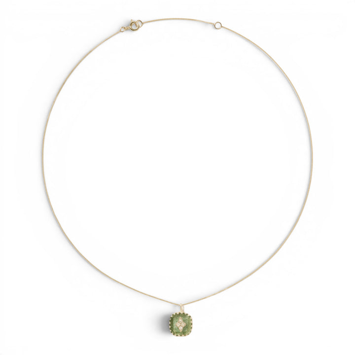Pierrot Aventurine Quartz Necklace