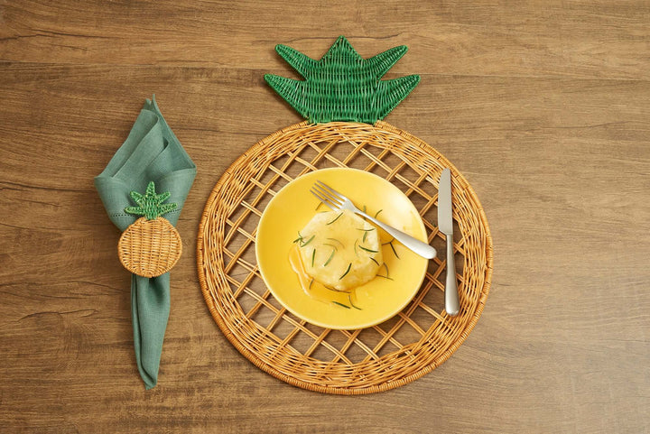 Pineapple Napkin Rings (Set of 4) - Serpui - Ileana Makri store