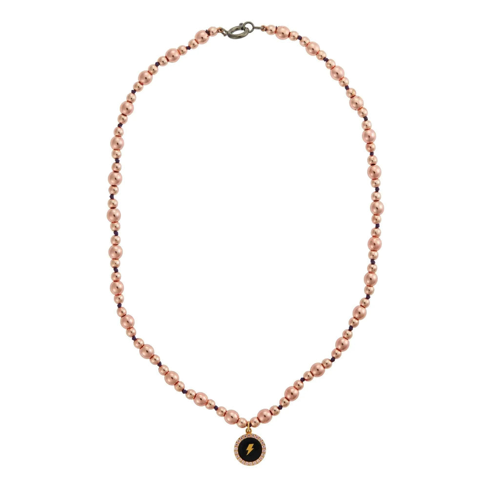 Pink Hematite Thunder - Eye M - Ileana Makri