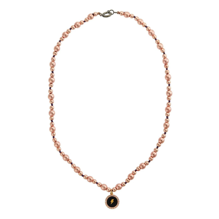 Pink Hematite Thunder - Eye M - Ileana Makri