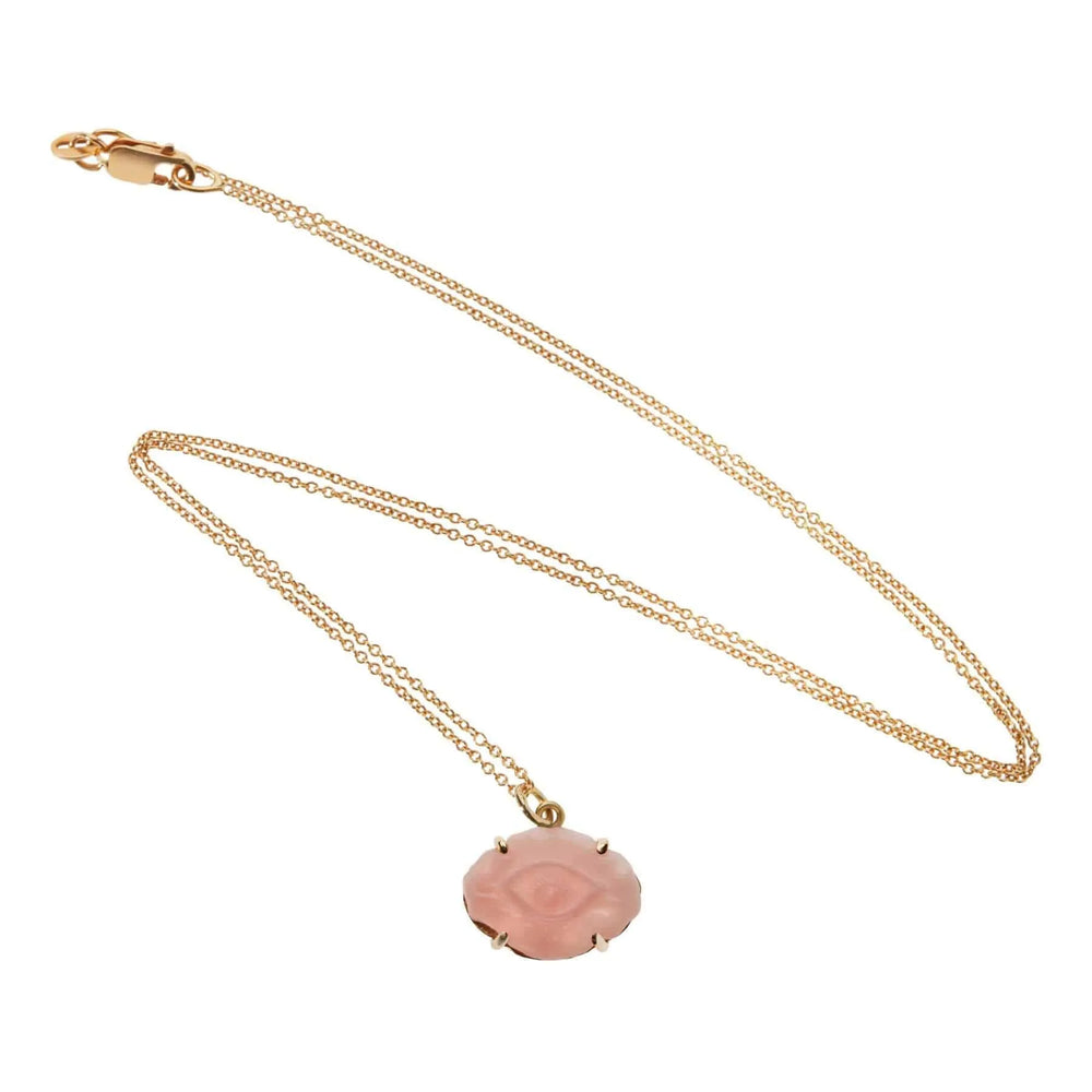 Pink Opal Evil Eye - Exclusive - Ileana Makri store