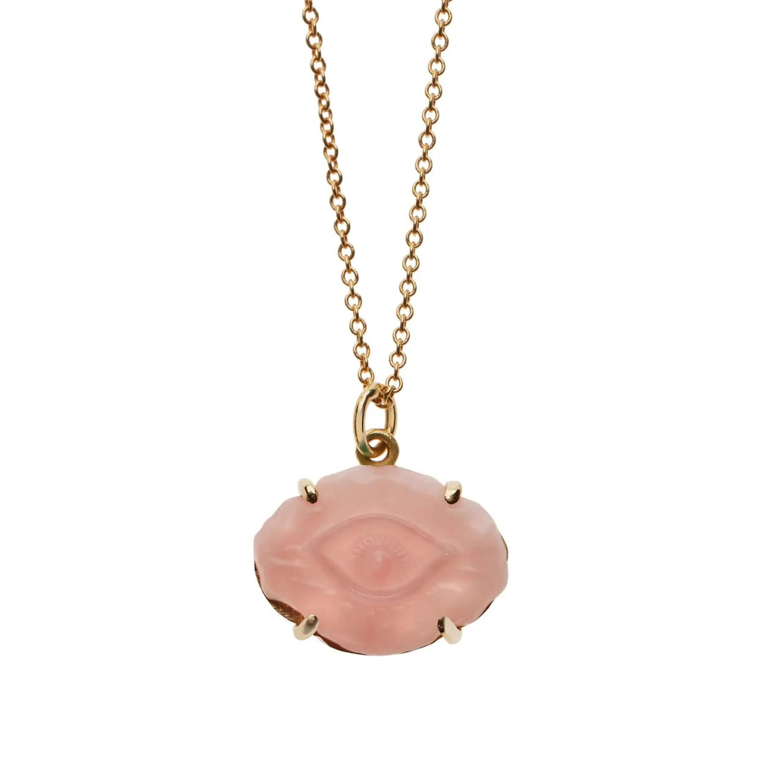 Pink Opal Evil Eye - Exclusive - Ileana Makri