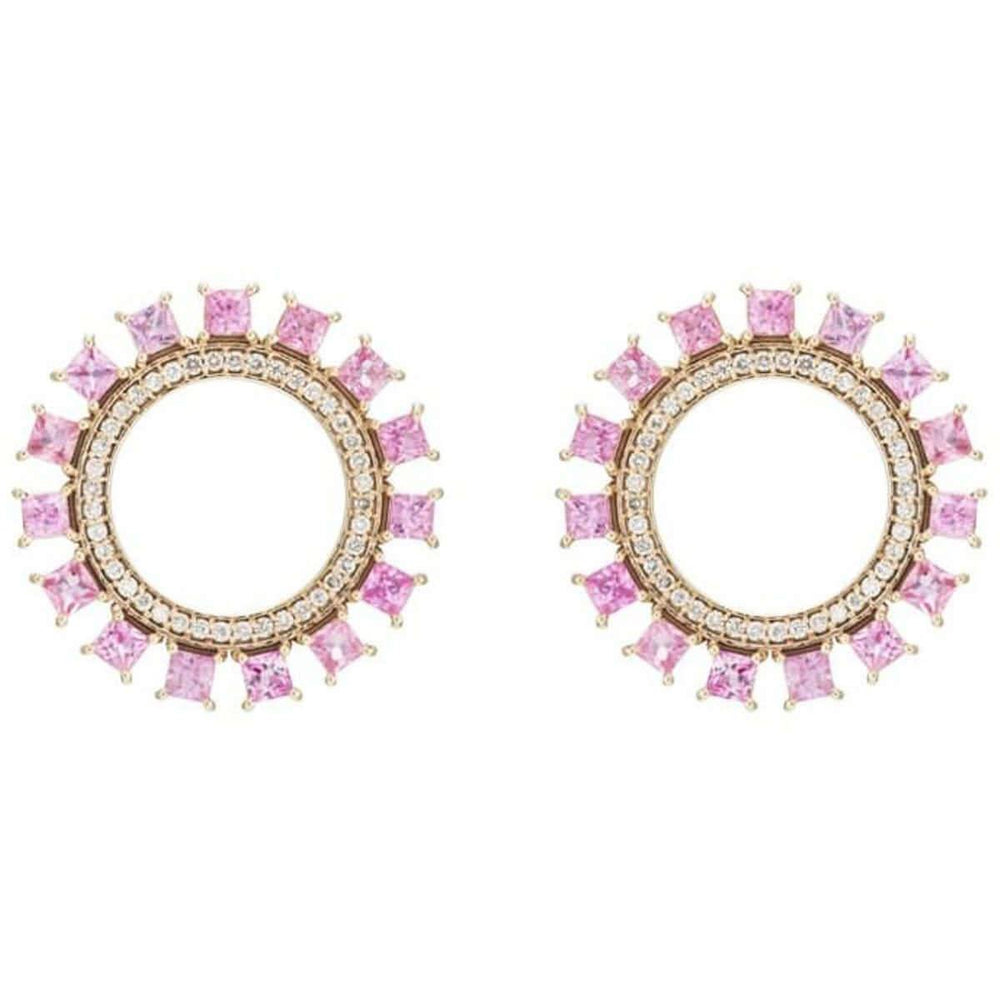 Pink Sun Earrings W - D - PS - THE EDIT - Ileana Makri