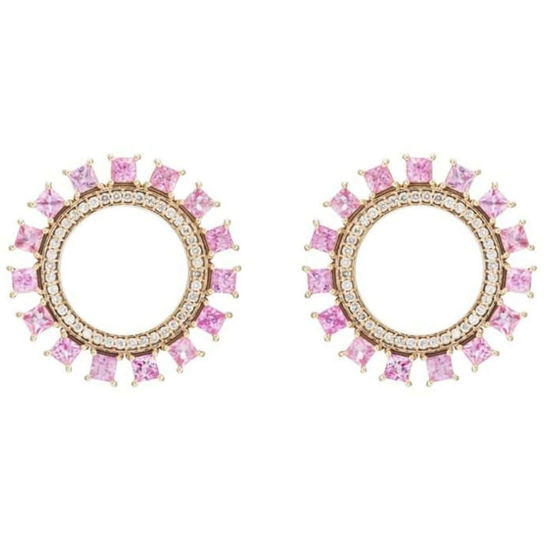 Pink Sun Earrings W - D - PS - THE EDIT - Ileana Makri