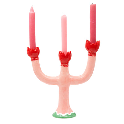 Tulip Pink Candleholder - Laetitia Rouget - Ileana Makri store
