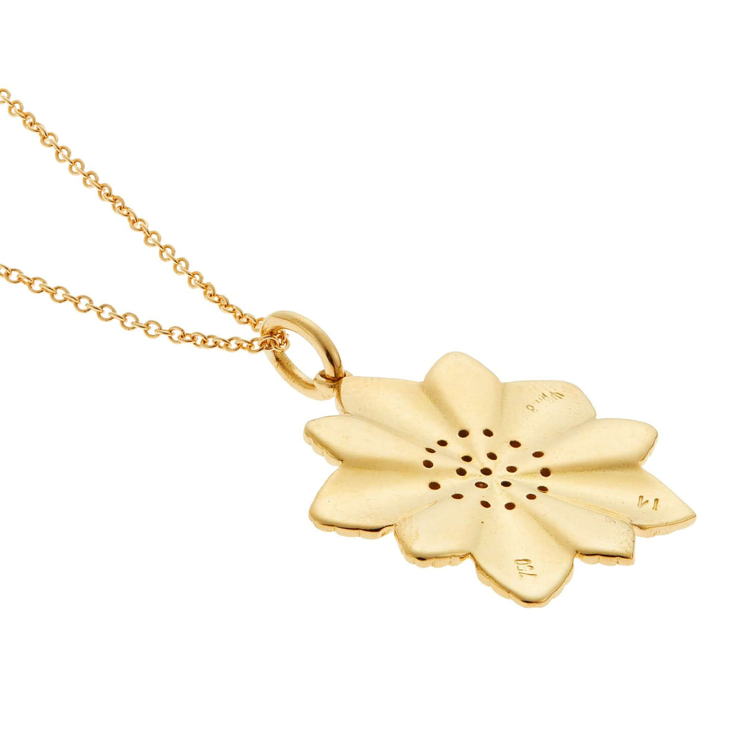 Pleated Flower Eye Pendant Y - EYE LOVE - Ileana Makri