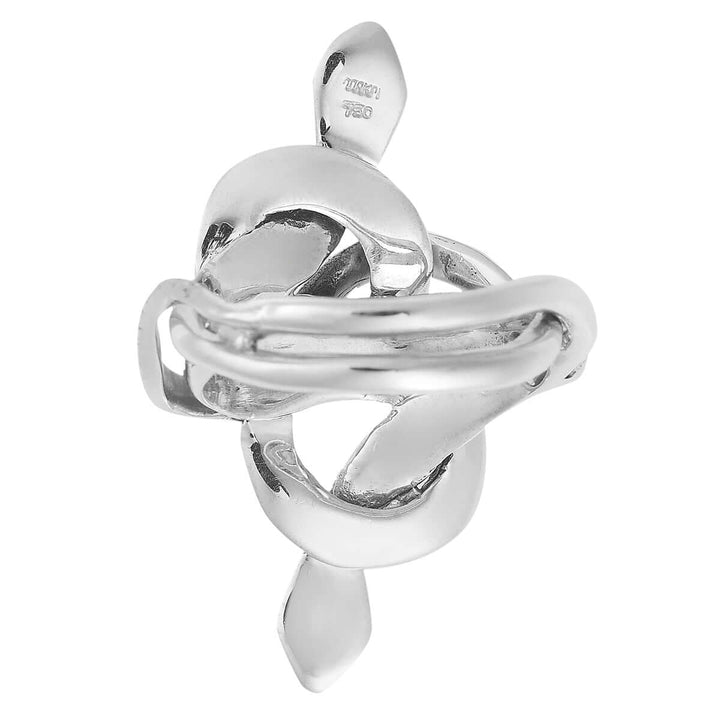 Poison Hug Ring W - Grey D - Blue D - SNAKES - Ileana Makri