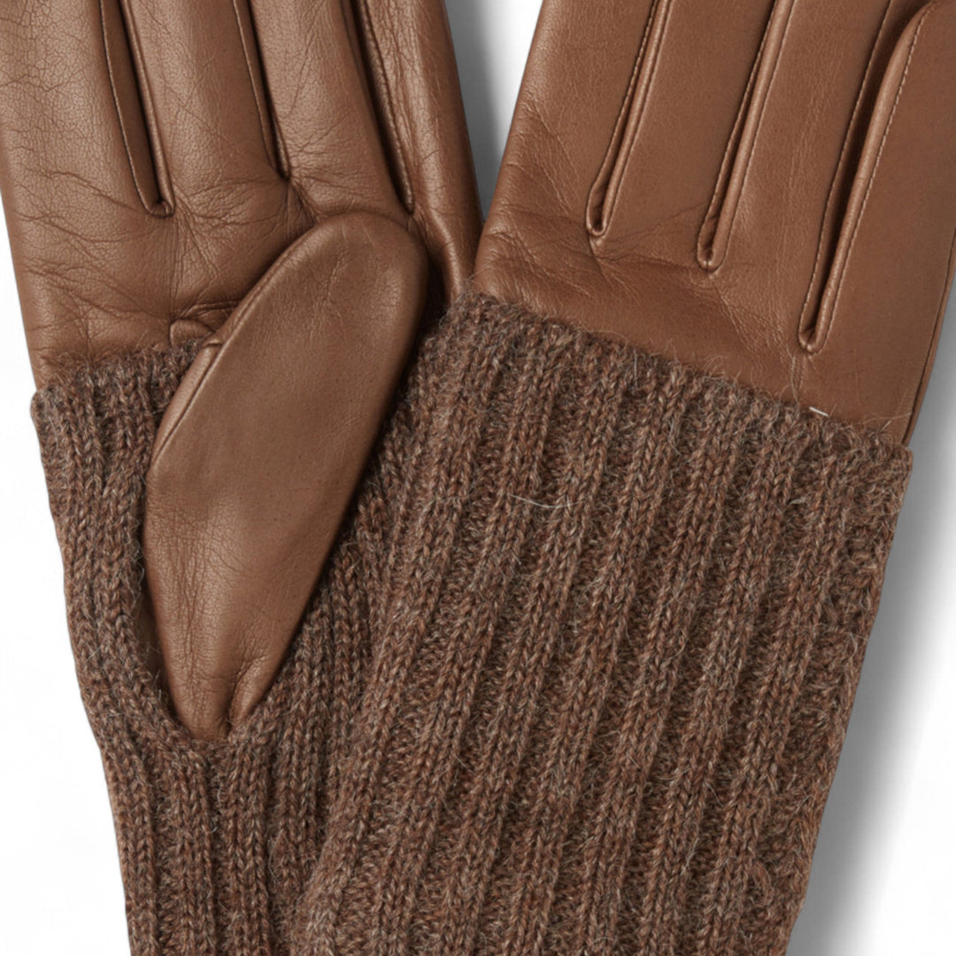 Polka Gloves Taupe - Agnelle - Ileana Makri