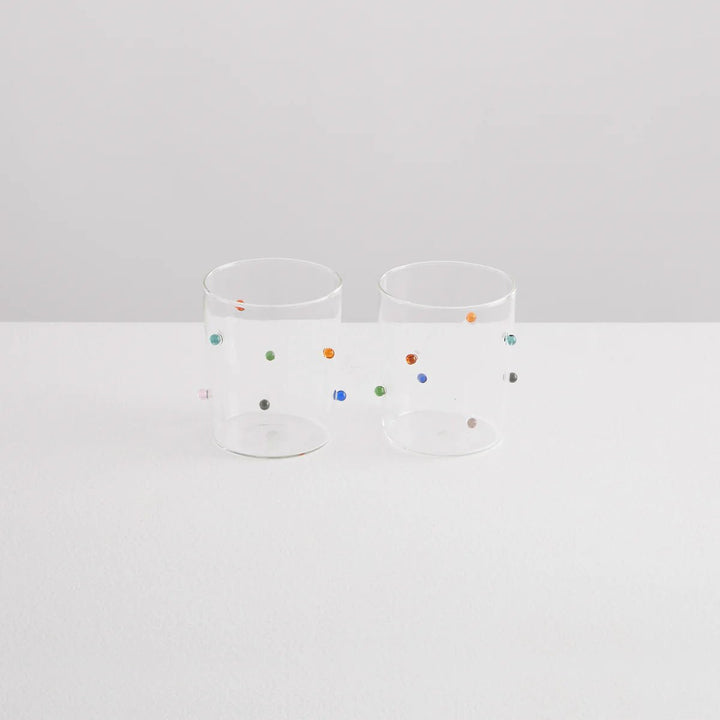 Pomponette Clear & Multi (set of 2) - Maison Balzac - Ileana Makri