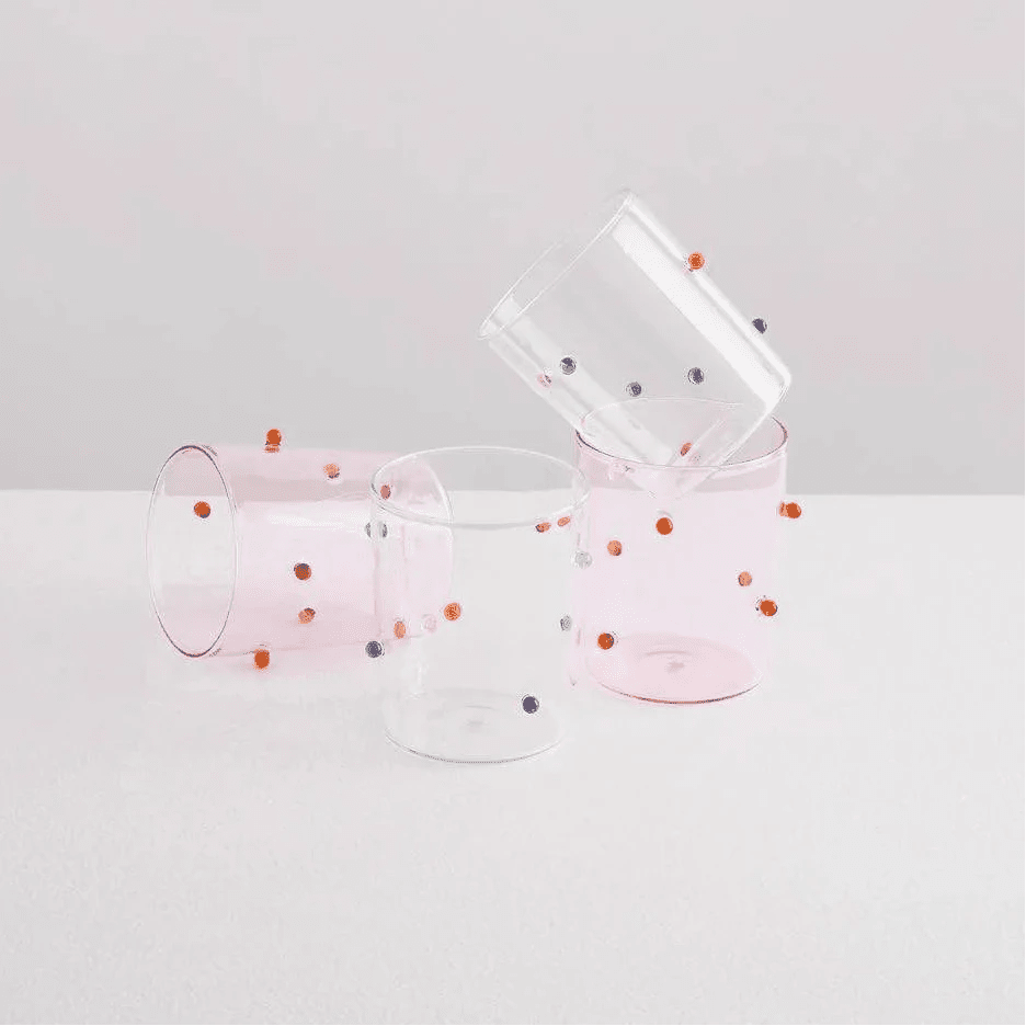Pomponette Clear & Multi (set of 2) - Maison Balzac - Ileana Makri