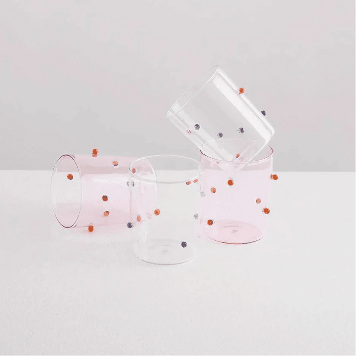 Pomponette Clear & Multi (set of 2) - Maison Balzac - Ileana Makri