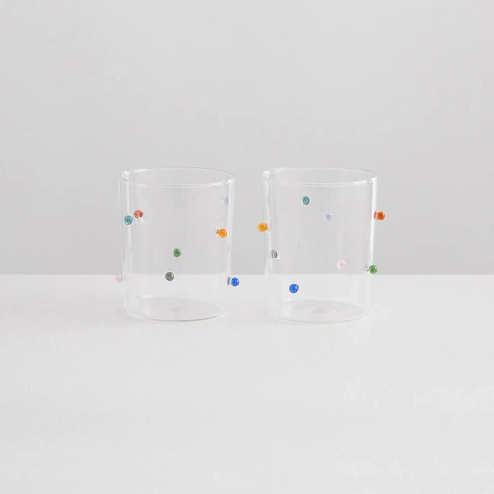 Pomponette Clear & Multi (set of 2) - Maison Balzac - Ileana Makri